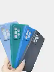 Небесно-голубой чехол для Samsung A31, A32, A52, A12, A51 Colors