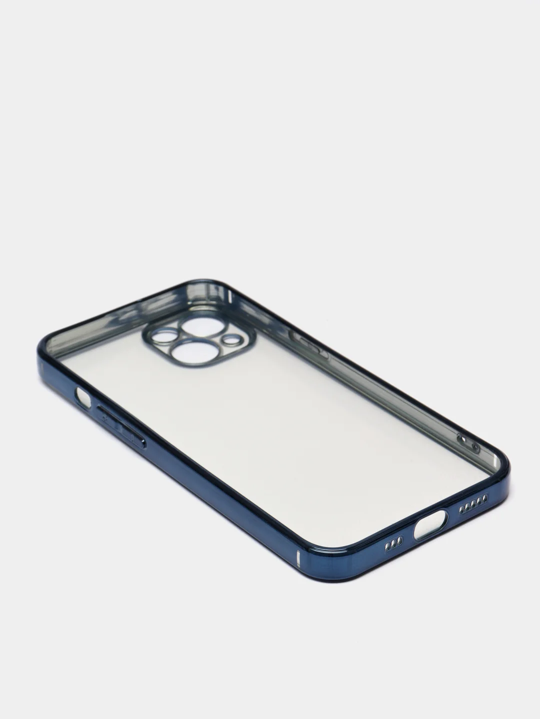 Синий чехол для iPhone 7 8 Plus X XS XR 11 12 13 14 15 Pro Max mini айфон про макс
