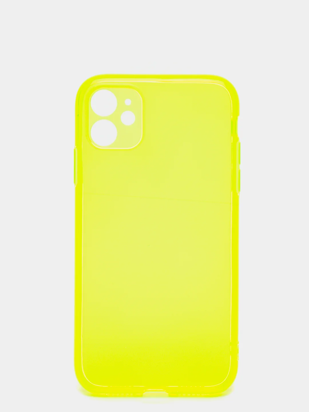 Лимонный яркий силиконовый чехол iPhone XR, 11, 12 Mini, 12 Pro, 12 Pro Max