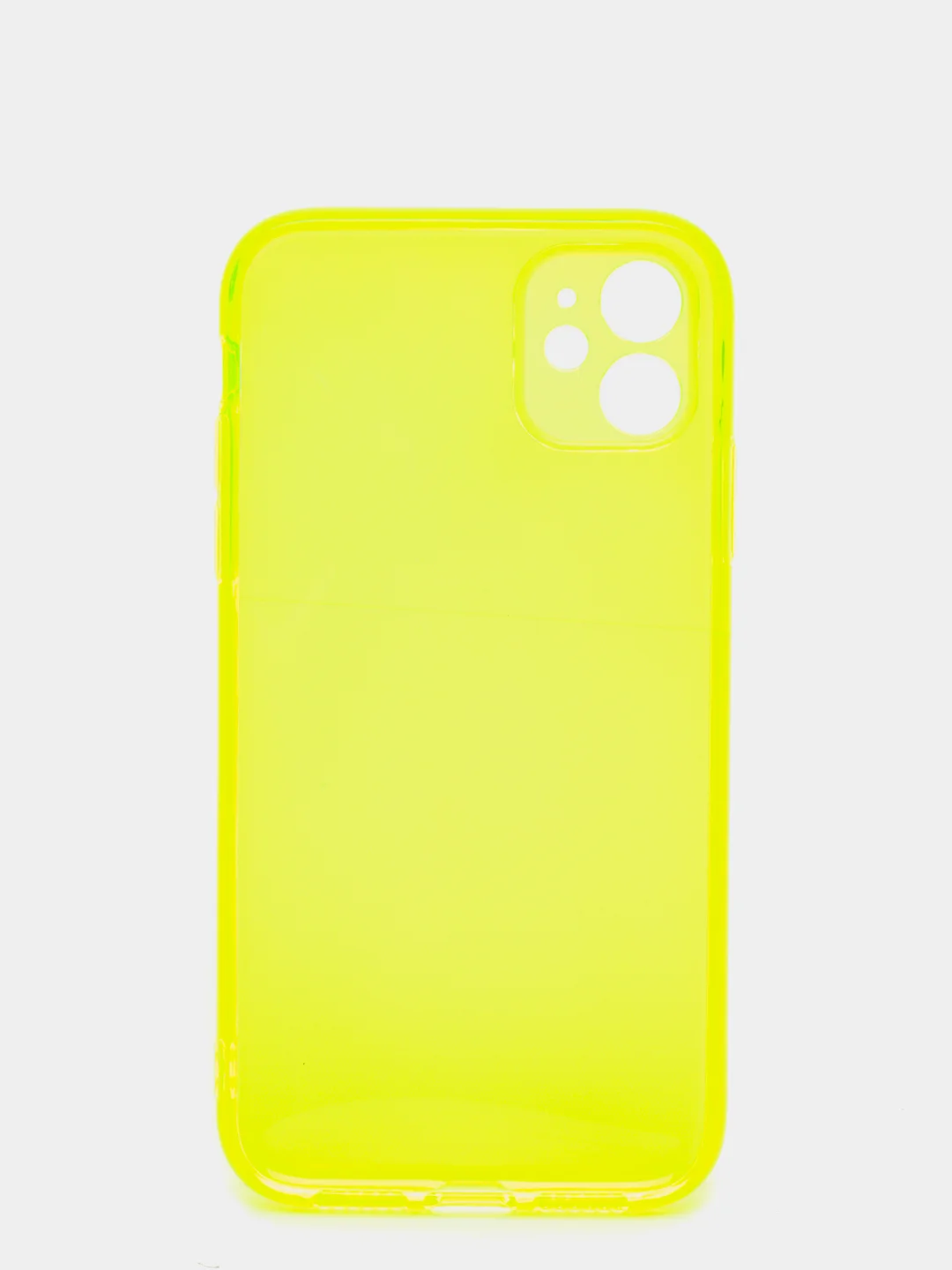 Лимонный яркий силиконовый чехол iPhone XR, 11, 12 Mini, 12 Pro, 12 Pro Max