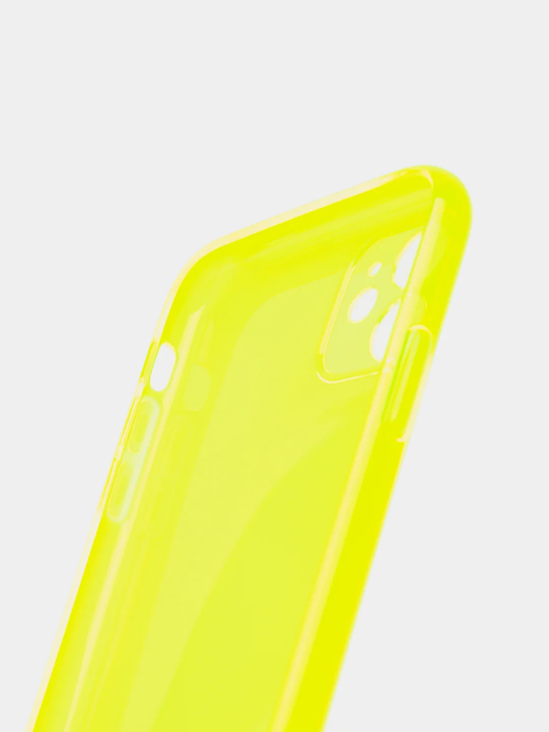 Лимонный яркий силиконовый чехол iPhone XR, 11, 12 Mini, 12 Pro, 12 Pro Max