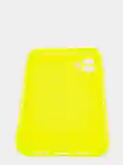 Лимонный яркий силиконовый чехол iPhone XR, 11, 12 Mini, 12 Pro, 12 Pro Max