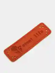 Салатовый бирки "Hand made", 5 штук, экокожа
