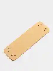 Салатовый бирки "Hand made", 5 штук, экокожа