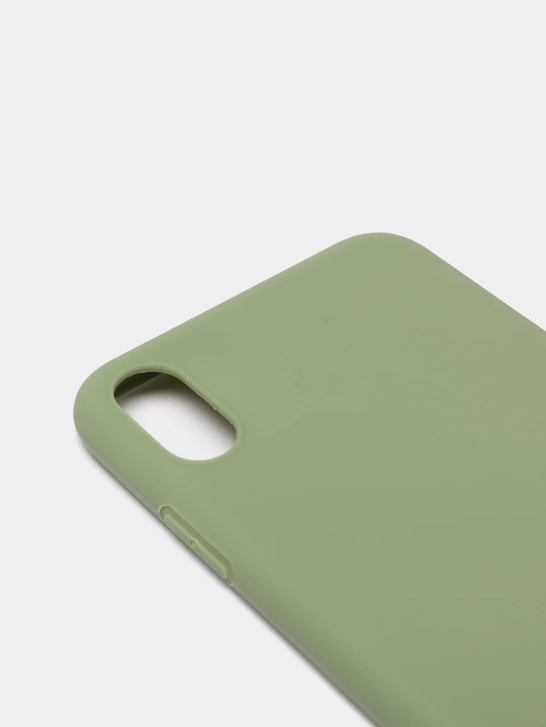 Лайм чехол для Apple iPhone XS Max силиконовый, матовый, однотонный