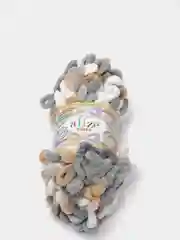 Терракотовый пряжа Alize Puffy петельки
