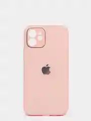 Кремовый чехол для iPhone 11, 12, 13, 12 Pro Max, 12 Pro, силиконовый, со стеклянной панелью