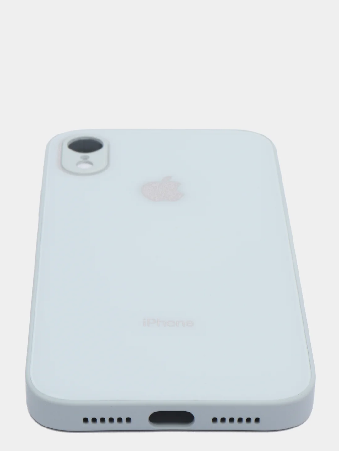 Лавандовый чехол для iPhone 11, 12, 13, 12 Pro Max, 12 Pro, силиконовый, со стеклянной панелью