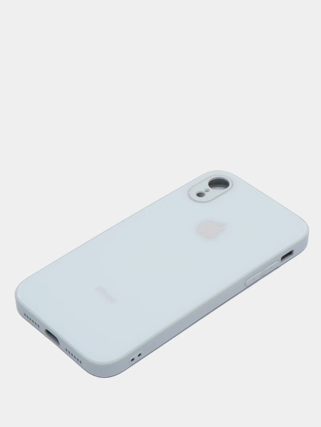 Лавандовый чехол для iPhone 11, 12, 13, 12 Pro Max, 12 Pro, силиконовый, со стеклянной панелью