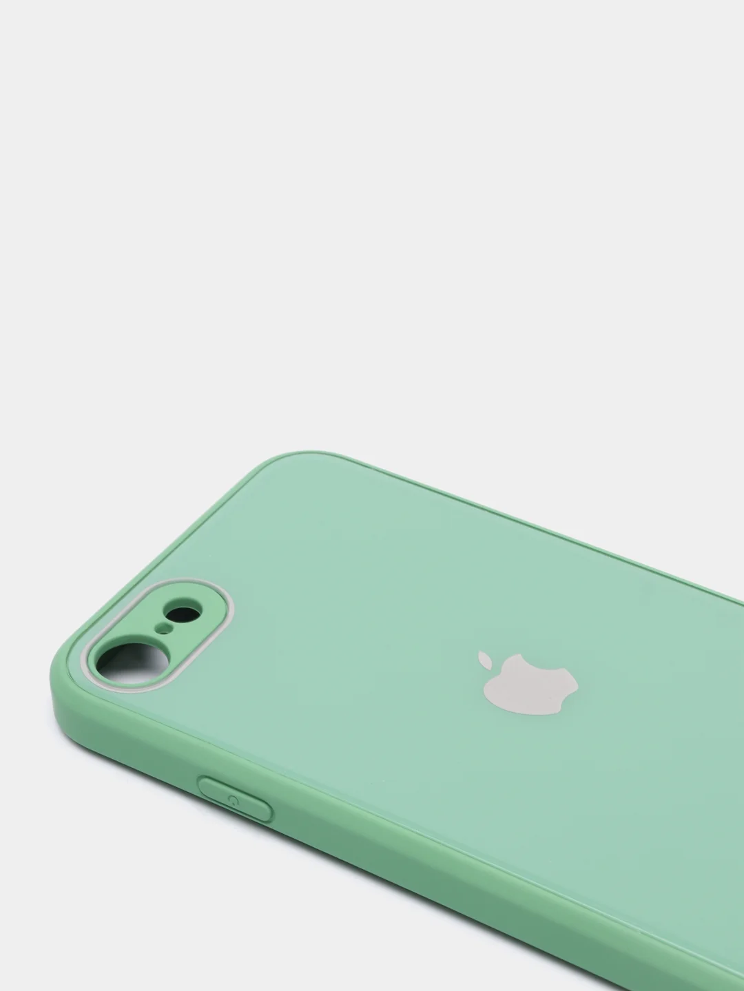 Лесной зеленый чехол для iPhone 11, 12, 13, 12 Pro Max, 12 Pro, силиконовый, со стеклянной панелью