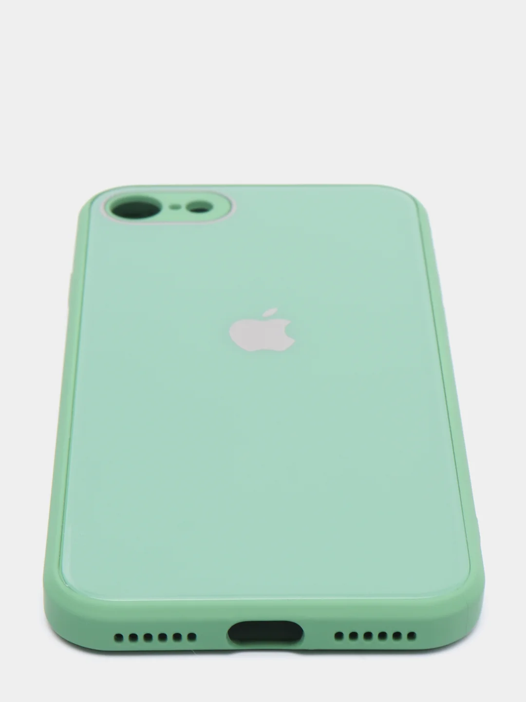 Лесной зеленый чехол для iPhone 11, 12, 13, 12 Pro Max, 12 Pro, силиконовый, со стеклянной панелью