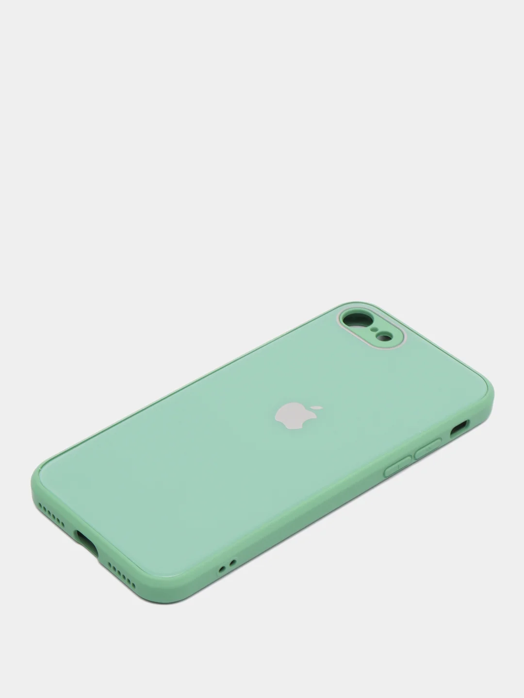 Лесной зеленый чехол для iPhone 11, 12, 13, 12 Pro Max, 12 Pro, силиконовый, со стеклянной панелью