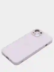 Светло-бежевый чехол для iPhone 11, 12, 13, 12 Pro Max, 12 Pro, силиконовый, со стеклянной панелью