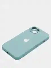 Оливковый чехол для iPhone 11, 12, 13, 12 Pro Max, 12 Pro, силиконовый, со стеклянной панелью