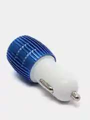 Синий usb - зарядник в прикуриватель авто