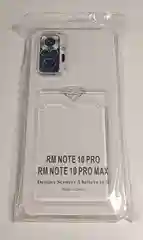 Прозрачный чехол XIAOMI Redmi Note 10 Pro с карманом для пластиковой карты