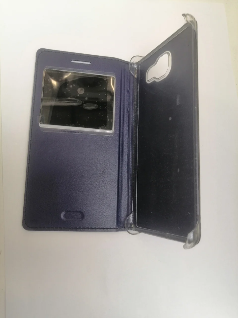 Белый чехол-книга Samsung/Самсунг А5(А500)/А3 2016(А310)/а5 2016(А510)/а7 2016(А710)g355 с окном