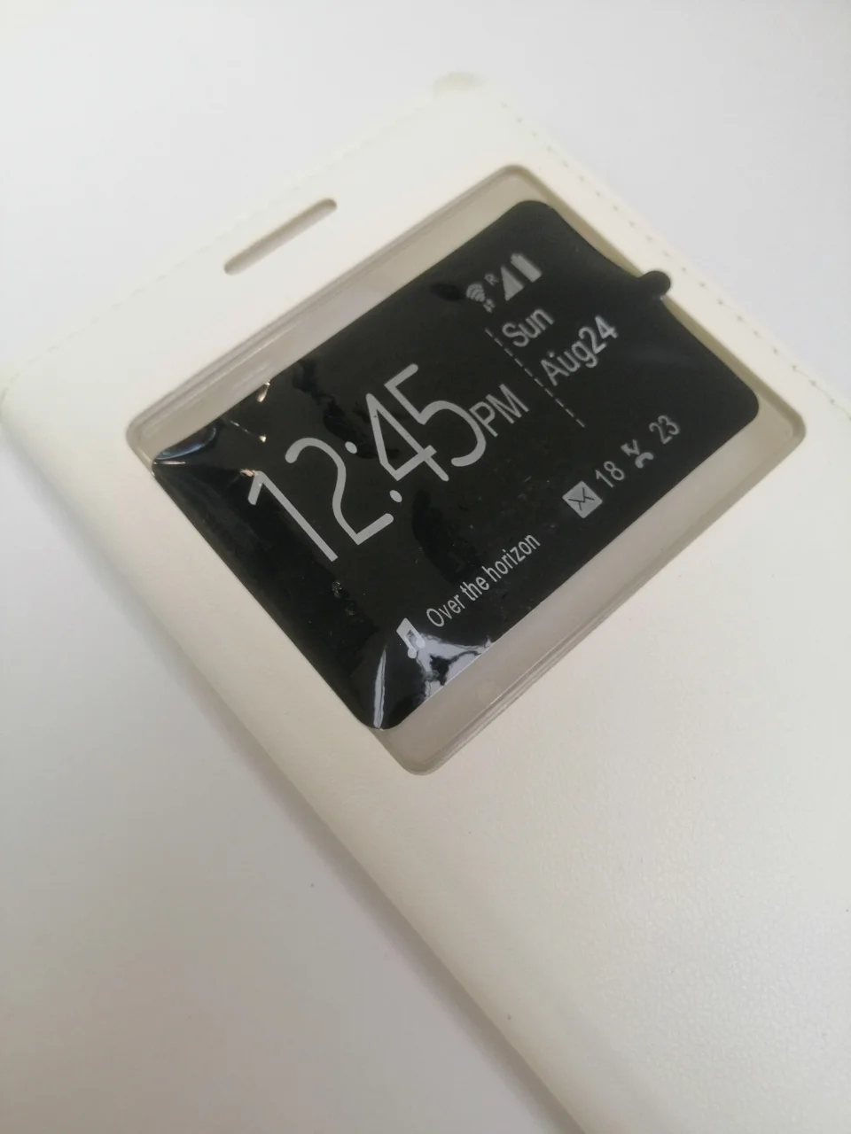 Белый чехол-книга Samsung/Самсунг А5(А500)/А3 2016(А310)/а5 2016(А510)/а7 2016(А710)g355 с окном