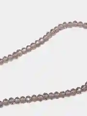 Серый меланж бусины рондели, граненые, стеклянные