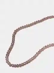 Серый меланж бусины рондели, граненые, стеклянные