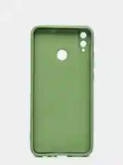 Лесной зеленый чехол на Honor 8X, силиконовый, с бархатной подкладкой