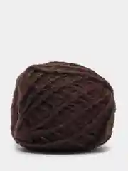 Шоколадный пряжа, полушерсть