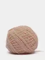 Бежевый пряжа, полушерсть