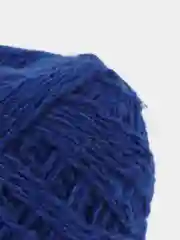 Синий пряжа, полушерсть