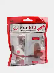Замок для окон Penkid блокирующий, с тросом, с ключом, белый