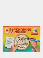367203 Выжигание на спилах Ковбой Джо