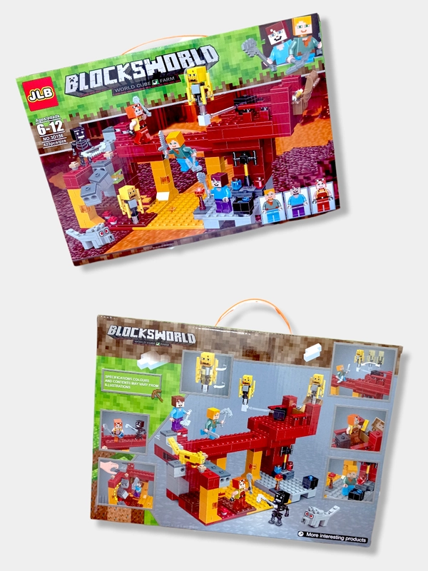 Конструктор Minecraft Мост Ифрита, Blocksworld, 423 детали, 6+ купить ...