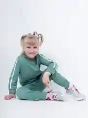 Зеленый спортивный костюм детский, унисекс