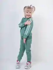 Зеленый спортивный костюм детский, унисекс