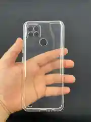 Прозрачный чехол для Realme C21 силиконовый матовый, цветной