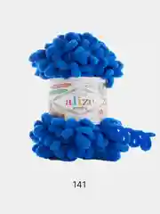 Синий пряжа Alize Puffy 100% Микрополиэстер 100г 9м (Часть1)