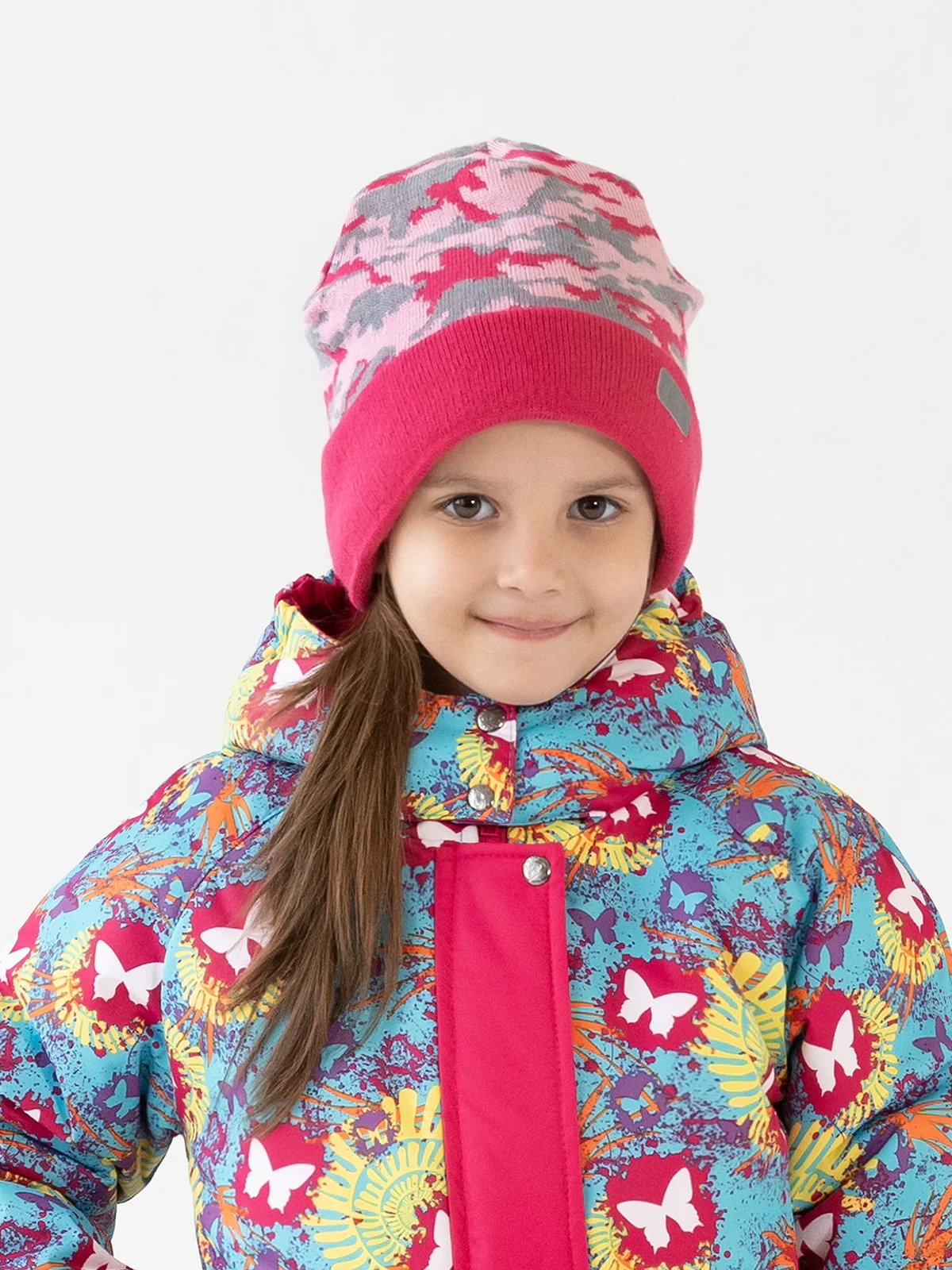 Розовый шапка детская Arctic kids