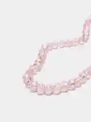 Розовый бусины с АВ эффектом стеклянные , 6 мм