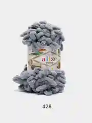 Светло-синий пряжа Alize Puffy 100% Микрополиэстер 100г 9м (Часть1)