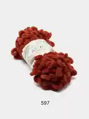 Терракотовый пряжа Alize Puffy 100% Микрополиэстер 100г 9м (Часть1)