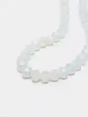 Серый меланж бусины стеклянные с гранями, 8 мм