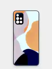 Чехол Samsung Galaxy A51  пластиковый под стекло