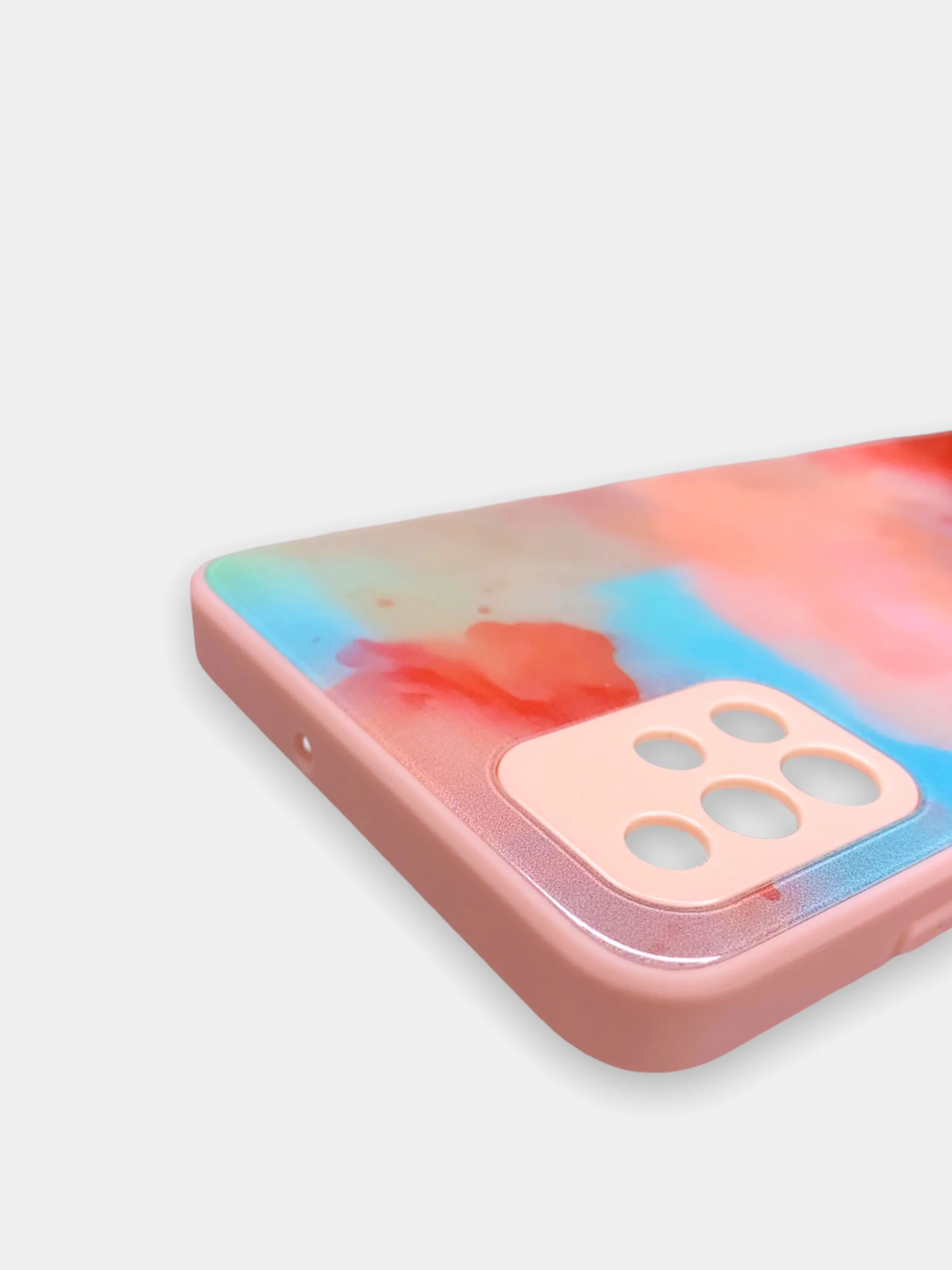 Чехол Samsung Galaxy A51 пластиковый под стекло