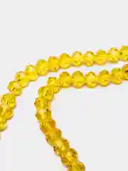 Желтый бусины стеклянные с гранями, 8 мм