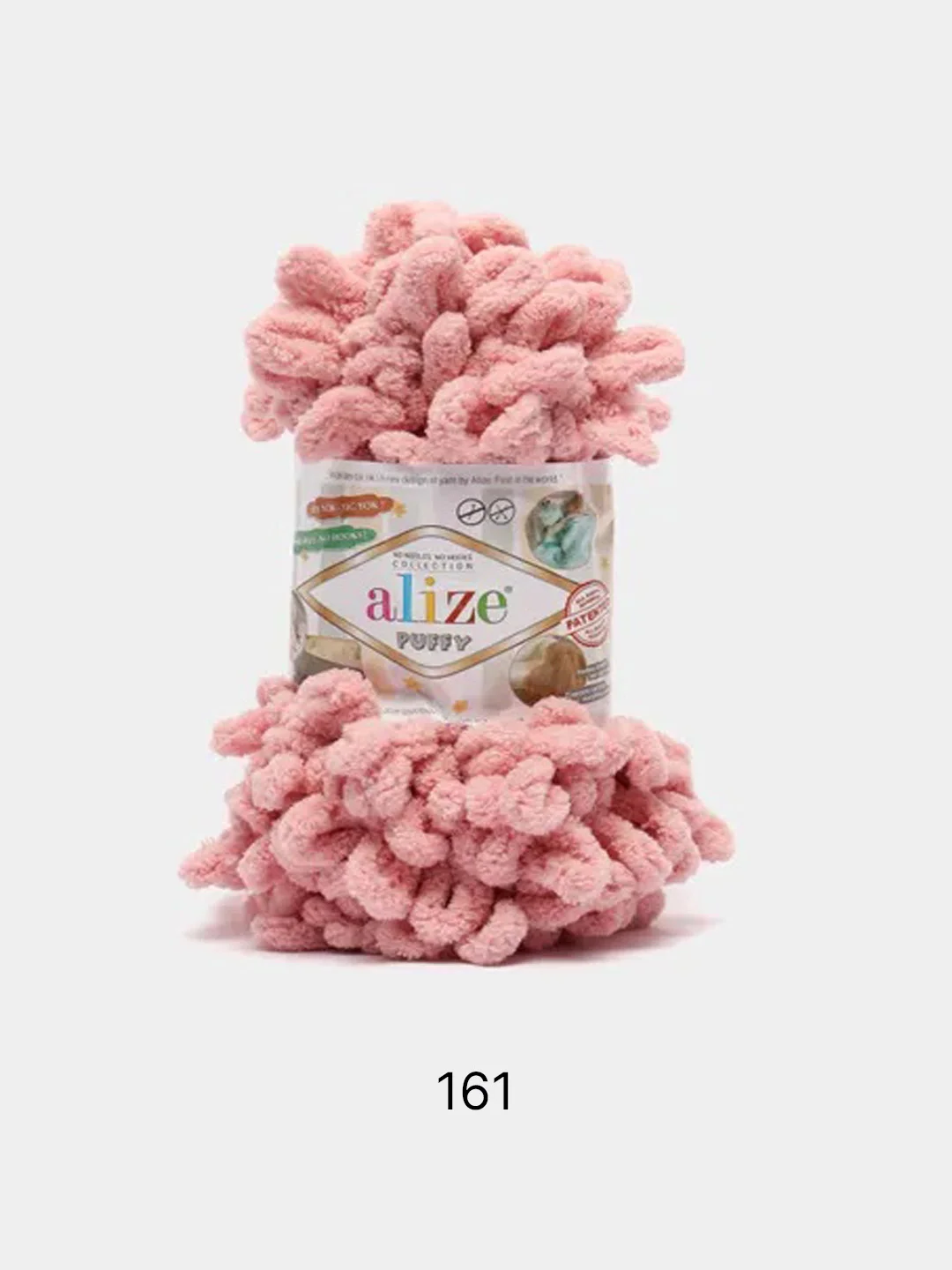 Конфетный пряжа Alize Puffy 100% Микрополиэстер 100г 9м (Часть1)