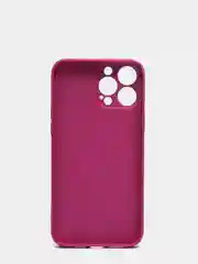Фуксия чехол для iPhone 11, 12, 13, 12 Pro Max, 12 Pro, силиконовый, со стеклянной панелью