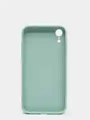 Бирюзовый чехол для iPhone 11, 12, 13, 12 Pro Max, 12 Pro, силиконовый, со стеклянной панелью