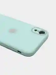 Бирюзовый чехол для iPhone 11, 12, 13, 12 Pro Max, 12 Pro, силиконовый, со стеклянной панелью