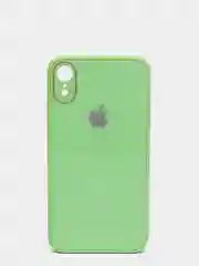 Салатовый чехол для iPhone 11, 12, 13, 12 Pro Max, 12 Pro, силиконовый, со стеклянной панелью