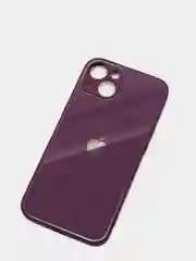 Марсала чехол для iPhone 11, 12, 13, 12 Pro Max, 12 Pro, силиконовый, со стеклянной панелью