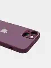 Марсала чехол для iPhone 11, 12, 13, 12 Pro Max, 12 Pro, силиконовый, со стеклянной панелью